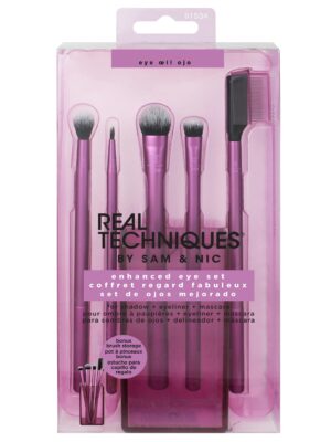 Real Techniques Enhanced Eye Brush Set / مجموعة فرش المكياج للعين