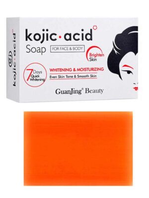 🧼 Kojic Acid Soap for Face & Body – GuanJing Beauty / صابون كوجيك أسيد لتفتيح وترطيب البشرة – للوجه والجسم